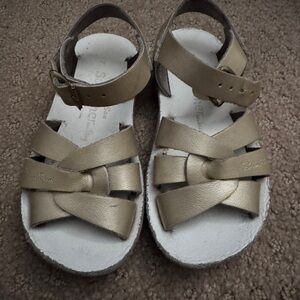 Gold Kids Sandals